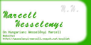 marcell wesselenyi business card